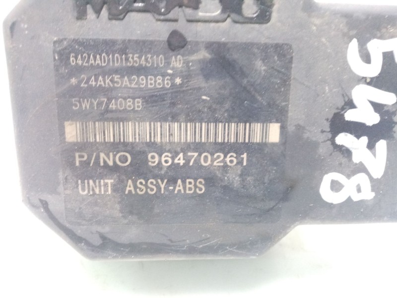Recambio de abs para chevrolet aveo / kalos hatchback (t200) 1.2 referencia OEM IAM 96470254 5WY7408B 96470254