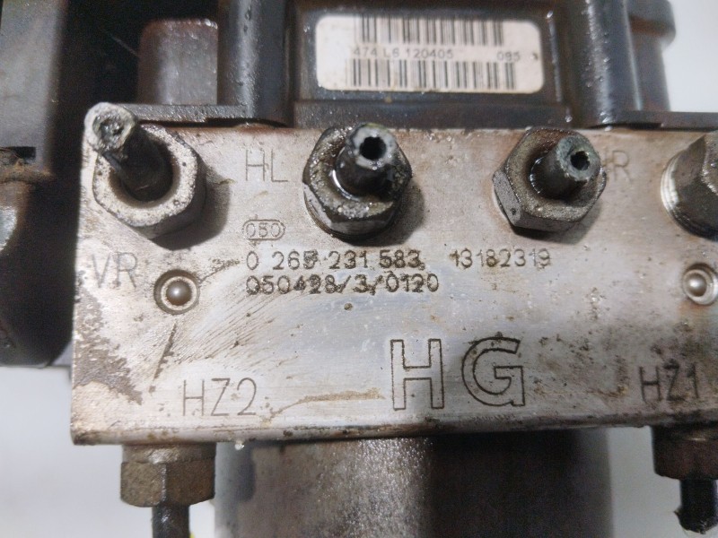 Recambio de abs para opel meriva referencia OEM IAM   