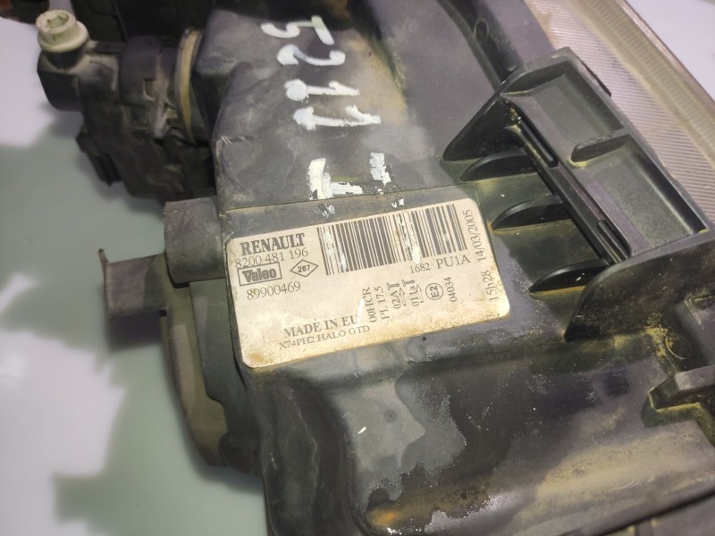 Recambio de faro izquierdo para renault laguna ii (bg0) referencia OEM IAM 8200481196 89900469 