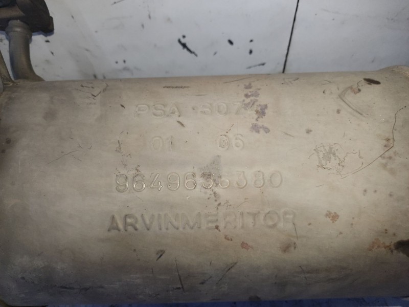 Recambio de tubo escape trasero para citroën c4 coupe 1.4 16v referencia OEM IAM 9649636380  