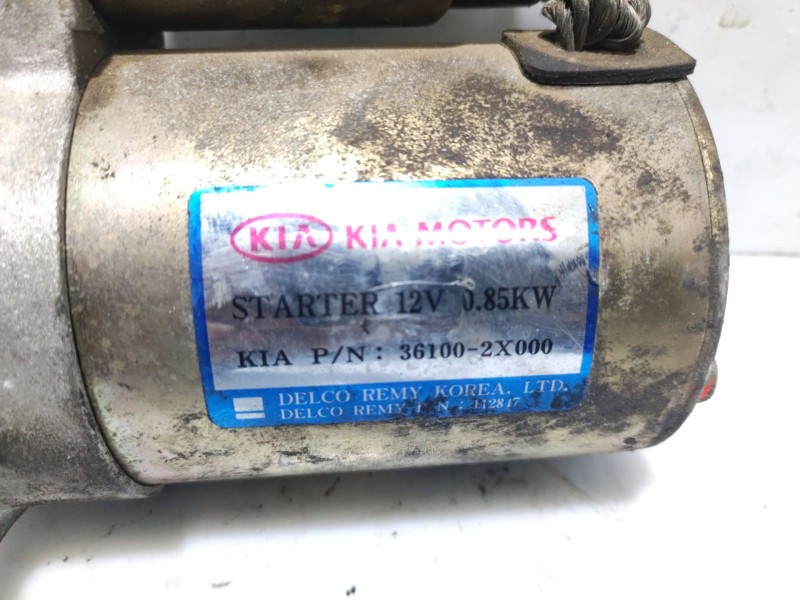Recambio de motor de arranque para kia shuma referencia OEM IAM 8EA011610851  
