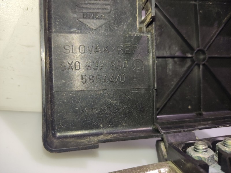 Recambio de caja reles / fusibles para seat arosa (6h1) 1.0 referencia OEM IAM 6X0937550  