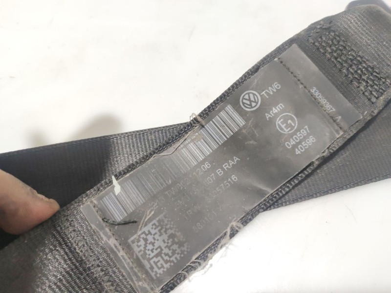 Recambio de cinturon seguridad trasero central para seat altea (5p1) 1.9 tdi referencia OEM IAM 5M0857807RAA  