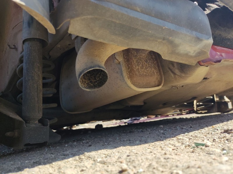 Recambio de tubo escape trasero para seat arosa (6h1) 1.0 referencia OEM IAM 6X0253609A 6X0253609G 