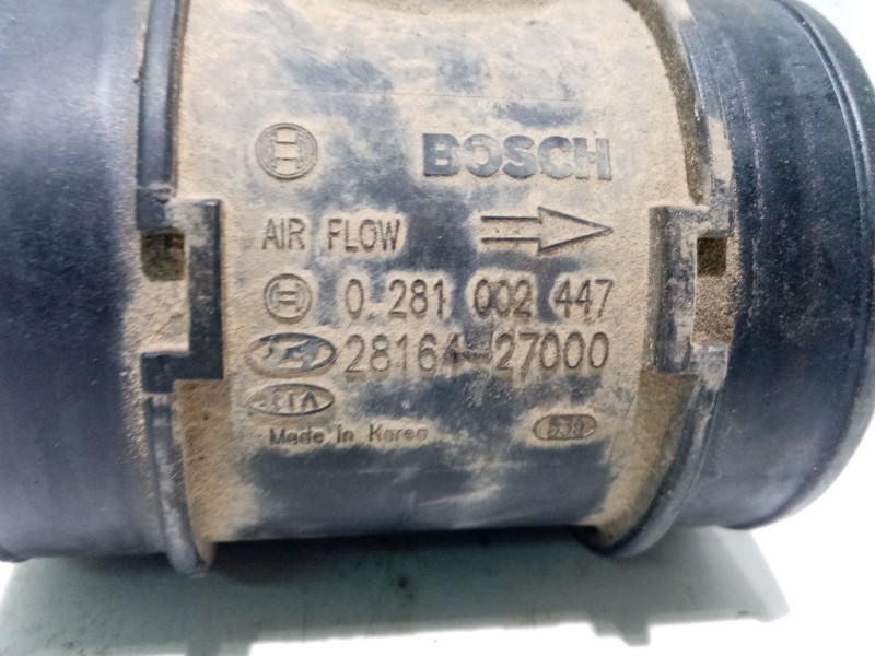 Recambio de caudalimetro para kia carens 2.0 turbodiesel cat referencia OEM IAM  2816427000 0281002447