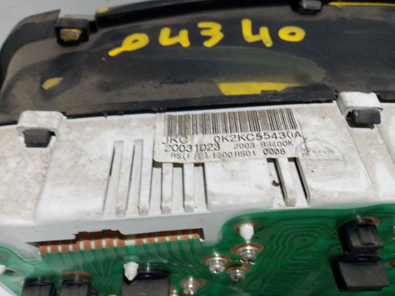 Recambio de cuadro instrumentos para kia carens 2.0 turbodiesel cat referencia OEM IAM 0K2KC55430A  