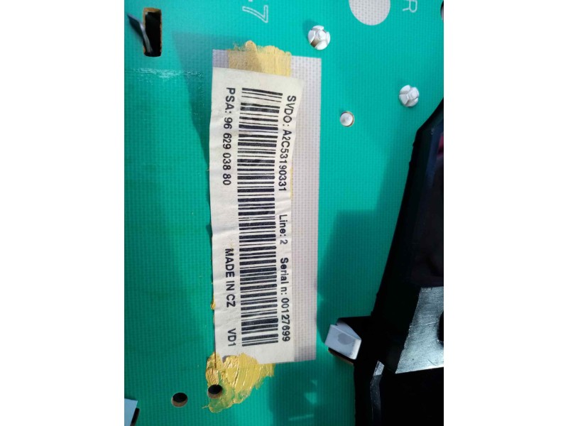 Recambio de cuadro instrumentos para peugeot 207 referencia OEM IAM 9662903880  A2C53065547