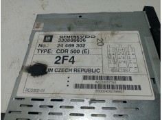 Recambio de sistema audio / radio cd para opel zafira a monospace (t98) 2.0 dti 16v (f75) referencia OEM IAM 330886636  24469302 2
