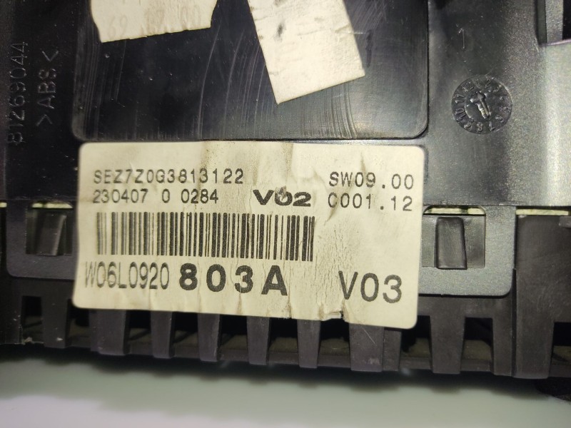 Recambio de cuadro instrumentos para seat ibiza iii (6l1) 1.4 tdi referencia OEM IAM 6L0920803A 110080104040A 
