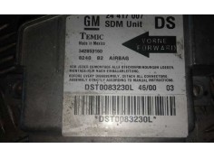 Recambio de centralita airbag para opel corsa c comfort   |   08.00 - 12.01 | 2000 - 2001 | 65 cv / 48 kw referencia OEM IAM  34 2