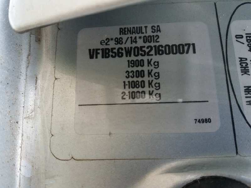 renault laguna (b56) 1.9 dci diesel cat   |   0.98 - ... | 1998 | 107 cv / 79 kw del año 1998