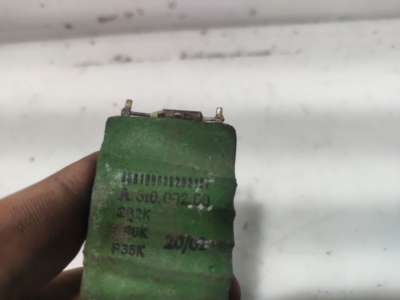 Recambio de resistencia calefaccion para fiat seicento (187) referencia OEM IAM 46723713  