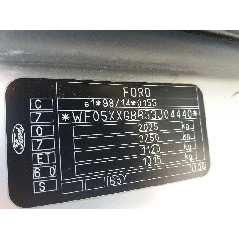 ford mondeo berlina (ge) 2.0 tdci td cat   |   0.00 - ... | 2000 | 116 cv / 85 kw del año 2000