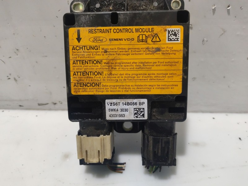 Recambio de centralita airbag para ford fiesta (cbk) referencia OEM IAM 2S6T14B056BP 5WK43030 43031953