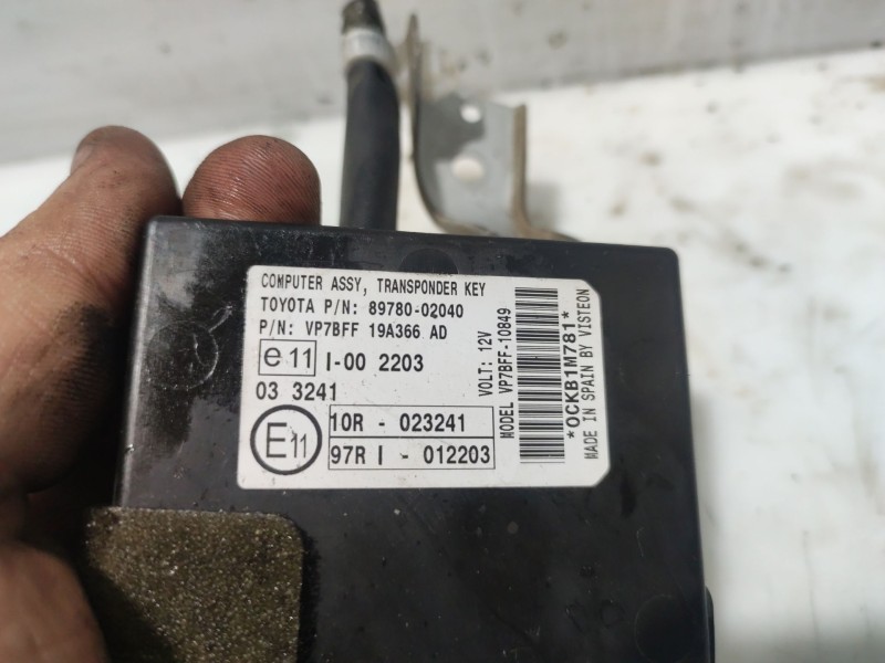 Recambio de modulo electronico para toyota auris (_e15_) 1.4 d-4d (nde150_) referencia OEM IAM 8978002040  