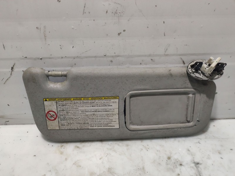 Recambio de parasol derecho para toyota auris (_e15_) 1.4 d-4d (nde150_) referencia OEM IAM 7431002C50B0  