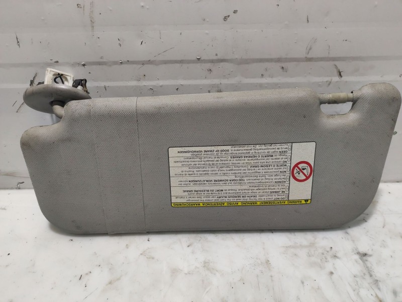 Recambio de parasol derecho para toyota auris (_e15_) 1.4 d-4d (nde150_) referencia OEM IAM 7431002C50B0  