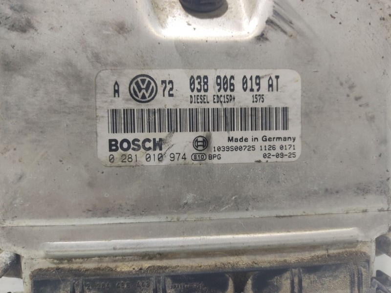 Recambio de centralita motor uce para volkswagen golf iv berlina (1j1) referencia OEM IAM 5WP437103 0281010974 038906019AT