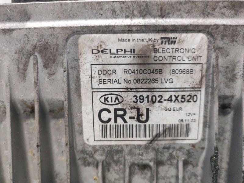 Recambio de centralita motor uce para kia carnival ii referencia OEM IAM 391024X520  