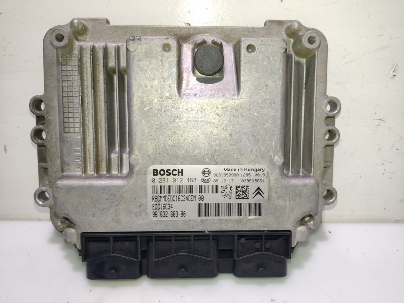 Recambio de centralita motor uce para citroën xsara picasso (n68) 1.6 hdi referencia OEM IAM 9663268380 0281012468 EDC16C34