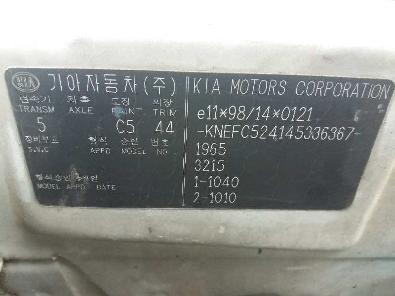 kia carens 2.0 turbodiesel cat   |   0.02 - 0.06 | 2002 - 2006 | 113 cv / 83 kw del año 2002