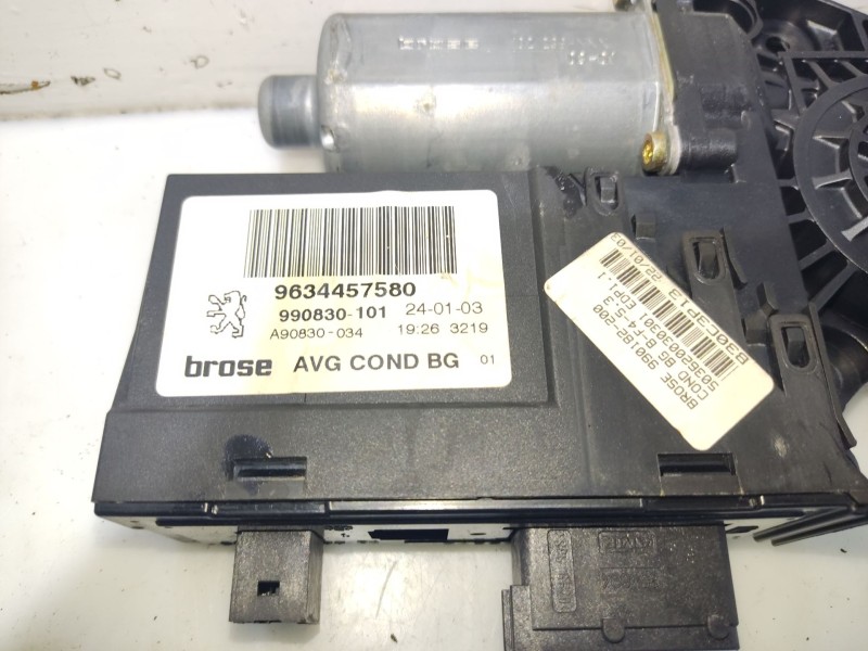 Recambio de motor elevalunas delantero izquierdo para peugeot 307 break (3e) 2.0 hdi 90 referencia OEM IAM 9634457580 990830101 