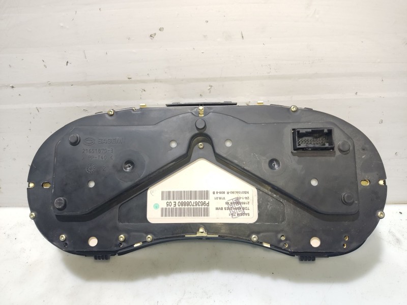 Recambio de cuadro instrumentos para peugeot 307 break (3e) 2.0 hdi 90 referencia OEM IAM 821165  