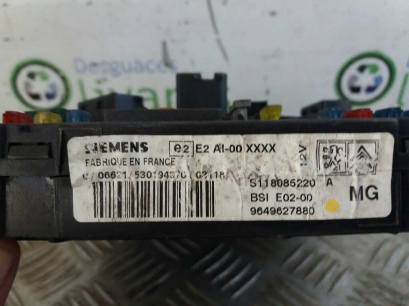 Recambio de caja reles / fusibles para peugeot 206 berlina x-line   |   10.02 - 12.10 | 2002 - 2010 | 68 cv / 50 kw referencia O