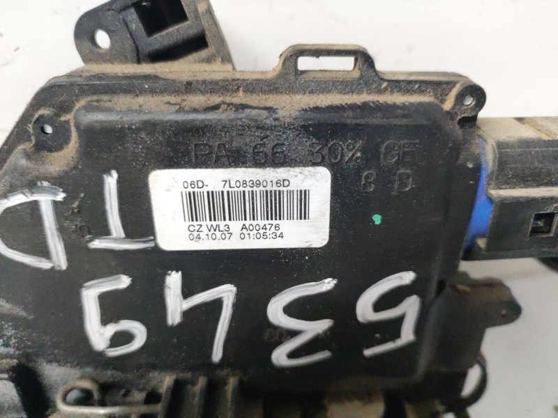 Recambio de cerradura puerta trasera derecha para skoda octavia berlina (1z3) referencia OEM IAM 7L0839016D  