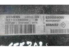 Recambio de centralita motor uce para renault clio ii fase i (b/cbo) 1.2   |   0.98 - ... | 1998 | 58 cv / 43 kw referencia OEM  2