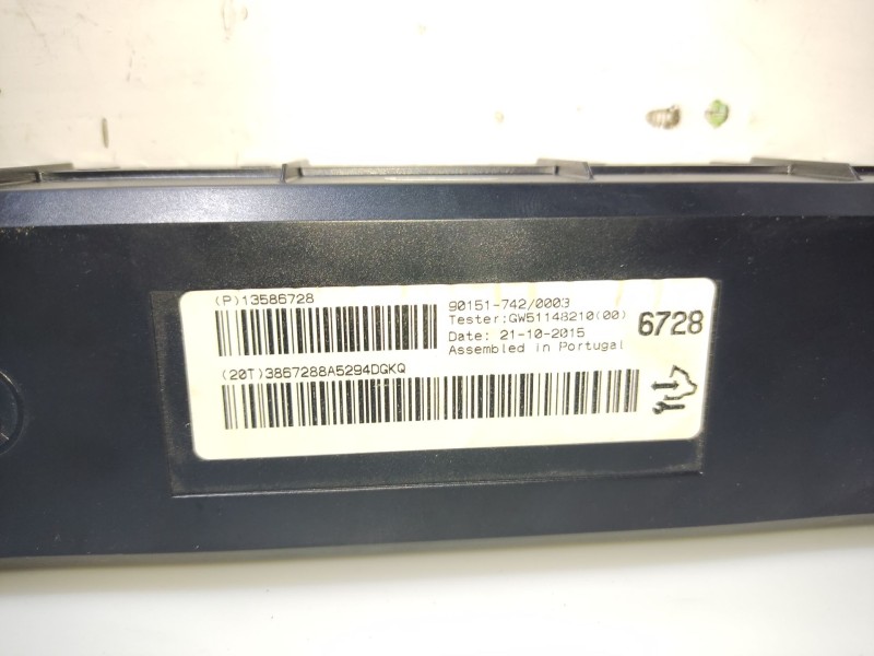 Recambio de modulo electronico para opel zafira tourer c (p12) 1.6 cdti (75) referencia OEM IAM 13586728  90151742