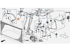 Recambio de tubos aire acondicionado para honda jazz ii (gd_, ge3, ge2) 1.3 idsi (gd1) referencia OEM IAM 80315SAA013  