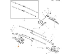 Recambio de motor limpia delantero para opel zafira tourer c (p12) 1.6 cdti (75) referencia OEM IAM 39060840 39060841 