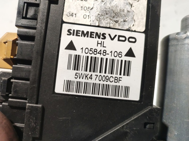 Recambio de motor elevalunas trasero izquierdo para audi a4 berlina (8e) referencia OEM IAM   5WK47009CBF
