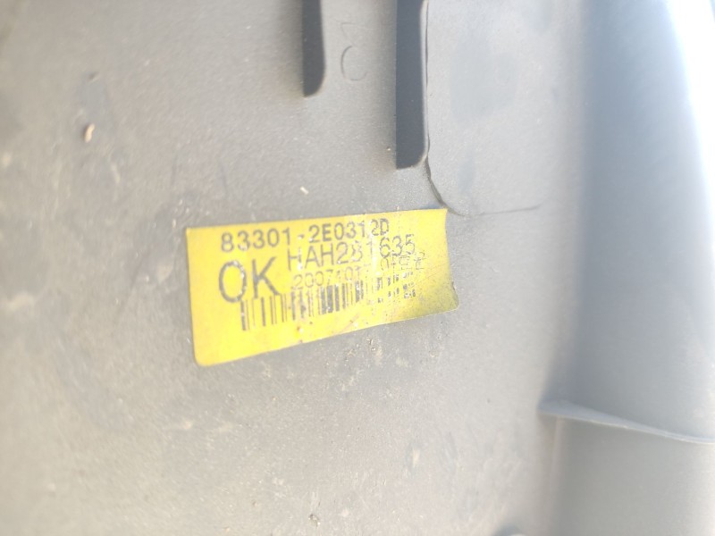 Recambio de guarnecido puerta trasera izquierda para hyundai tucson (jm) 2.0 referencia OEM IAM 833012E0312D  