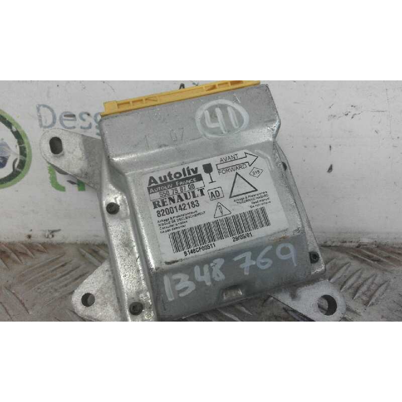 Recambio de centralita airbag para renault laguna ii (bg0)    |   0.01 - 0.07 | 2001 - 2007 referencia OEM IAM  8200142183 