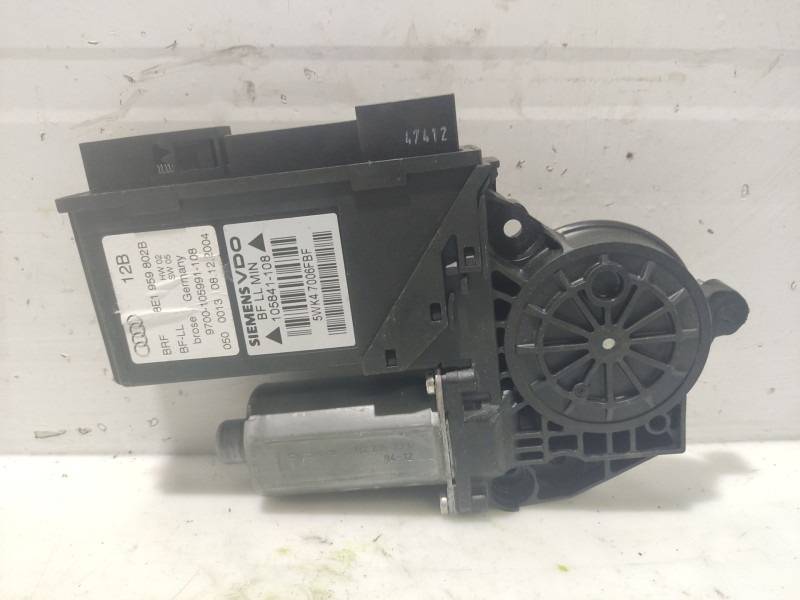 Recambio de motor elevalunas delantero derecho para audi a4 b7 (8ec) 2.5 tdi referencia OEM IAM 8E1959802B 8E2959802B 5WK470066F