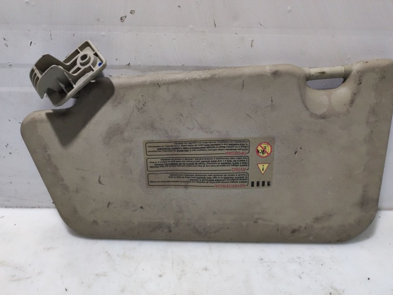 Recambio de parasol derecho para nissan micra (k12e) referencia OEM IAM 96400AX371  