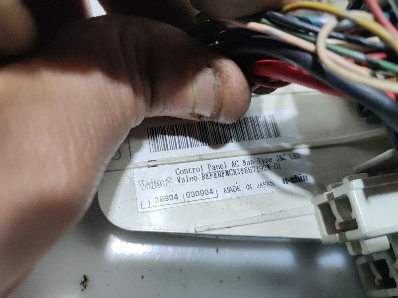 Recambio de mando calefaccion / aire acondicionado para nissan micra (k12e) referencia OEM IAM 0  