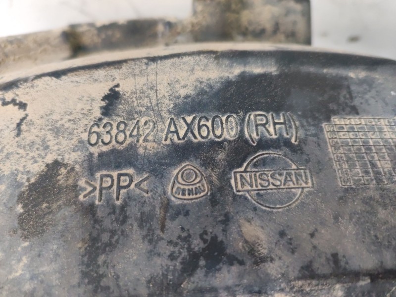 Recambio de paso de rueda delantero derecho para nissan micra (k12e) referencia OEM IAM 63842AX600  