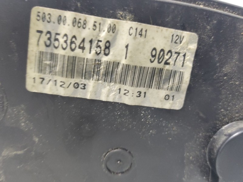 Recambio de cuadro instrumentos para fiat idea (135) 1.3 jtd cat referencia OEM IAM  735364158 