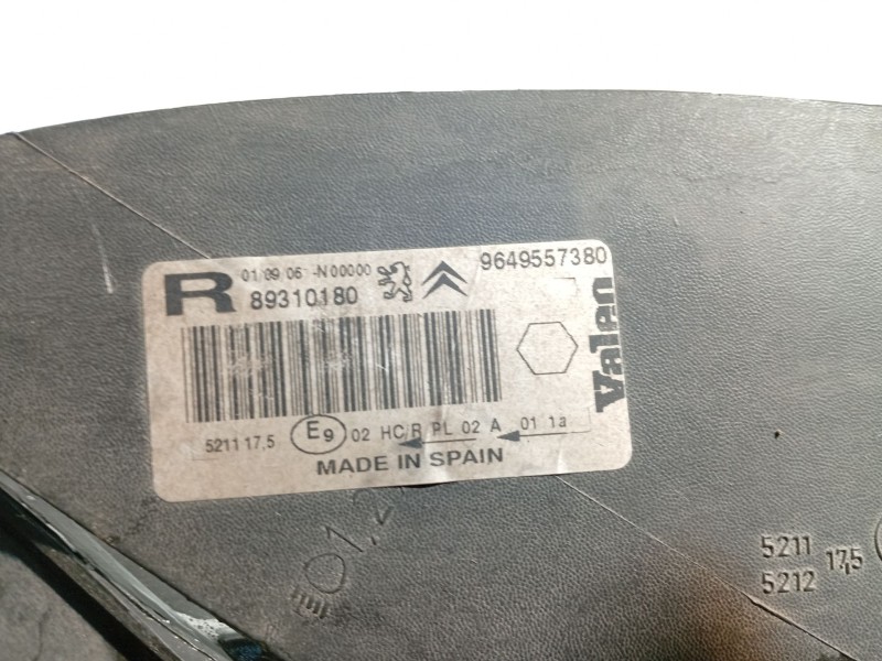 Recambio de faro derecho para citroën xsara picasso (n68) 1.6 hdi referencia OEM IAM 6205W0  