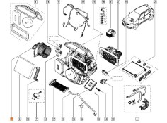 Recambio de ventilador calefaccion para renault kadjar (ha_, hl_) 1.6 dci 130 referencia OEM IAM 272109102R  
