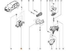 Recambio de soporte cambio para renault kadjar (ha_, hl_) 1.6 dci 130 referencia OEM IAM 112108331R  