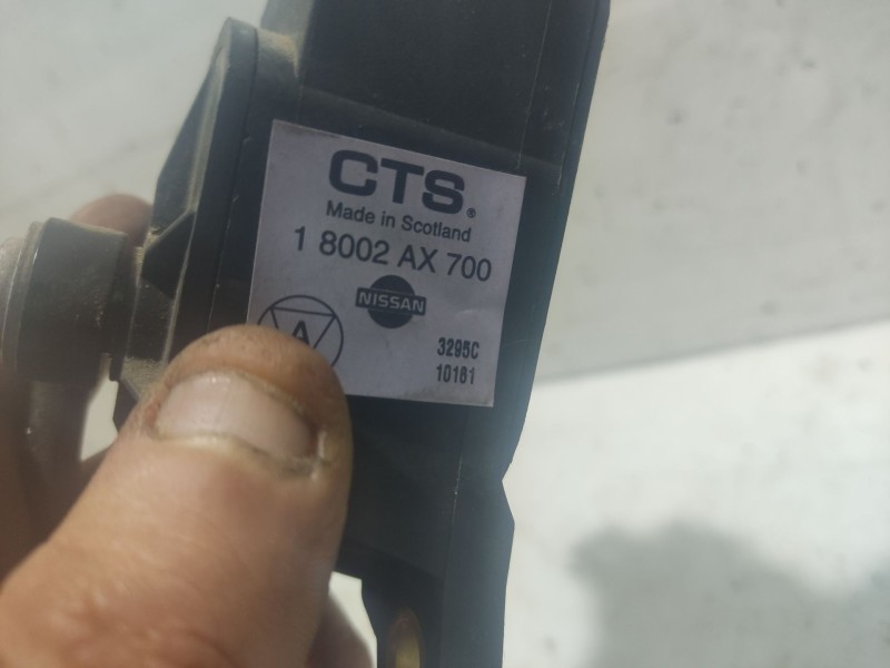 Recambio de pedal acelerador para nissan micra (k12e) 1.4 cat referencia OEM IAM  18002AX700 