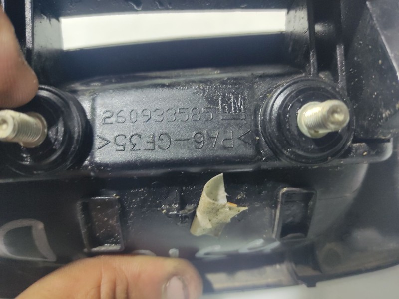 Recambio de maneta exterior trasera derecha para opel zafira a referencia OEM IAM 5138127  260933585