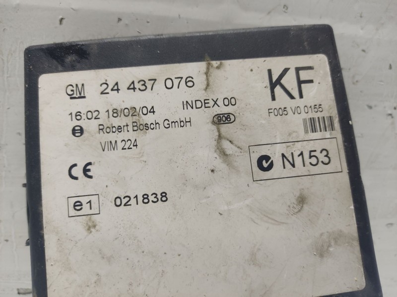 Recambio de modulo electronico para opel zafira a referencia OEM IAM  24437076 