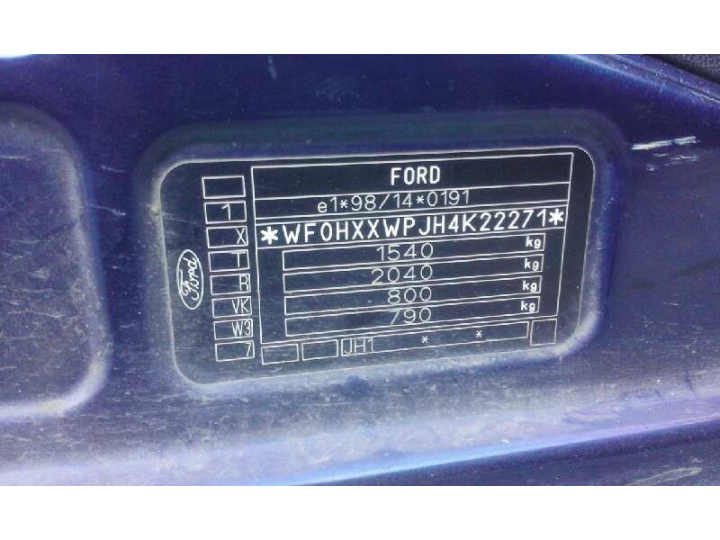 ford fiesta (cbk) trend   |   11.02 - 12.06 | 2002 - 2006 | 80 cv / 59 kw del año 2002