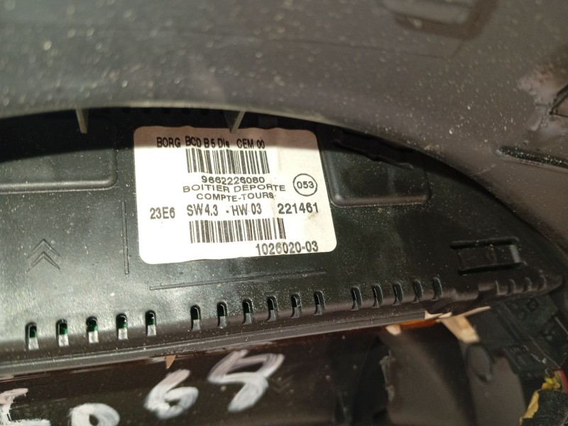 Recambio de pantalla multifuncion para citroën c4 i (lc_) 1.6 hdi referencia OEM IAM 9662226080  