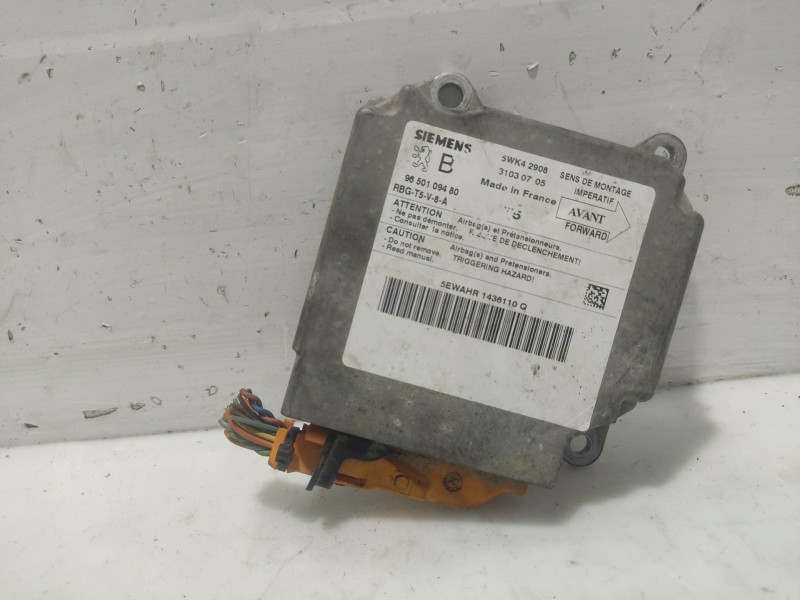 Recambio de centralita airbag para peugeot 307 break / sw (s1) 2.0 hdi cat referencia OEM IAM 9650109480  5WK42908